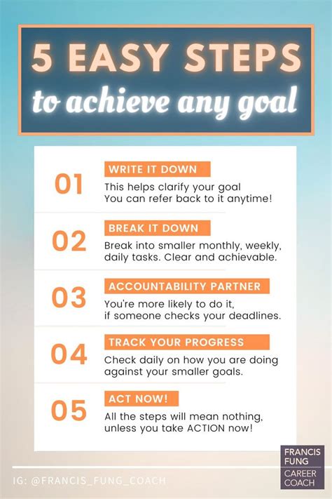 5 Ways To Achieve Your Goals