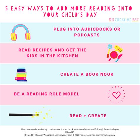 5 Ways To Encourage Kids To Read More Oh Creative Day 5 Ways To Encourage Kids To Read More Oh Creative Day