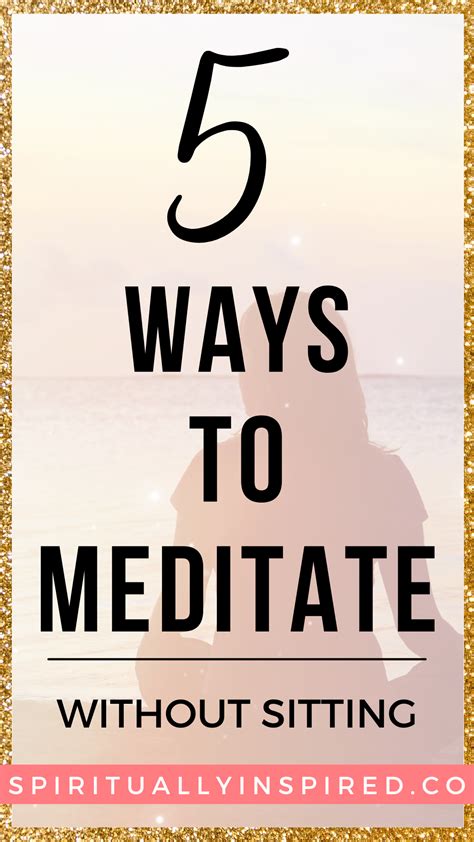 5 Ways To Meditate For Beginners
