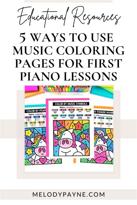 5 Ways To Use Music Coloring Pages For First Piano Lessons Melody Payne Music For A Lifetime 5 Ways To Use Music Coloring Pages For First Piano Lessons Melody Payne Music For A Lifetime
