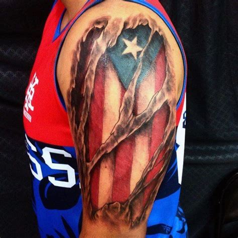 50 Cool Puerto Rican Flag Tattoo Ideas For Men 50 Cool Puerto Rican Flag Tattoo Ideas For Men