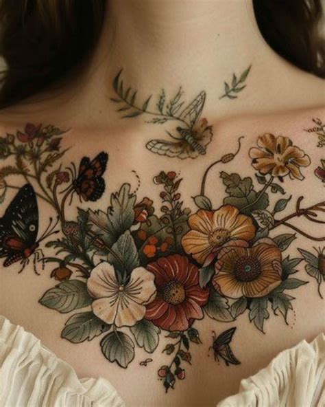 53 Beautiful Chest Tattoos For Women Floral Delicate Bold Designs Tattoo Glee 53 Beautiful Chest Tattoos For Women Floral Delicate Bold Designs Tattoo Glee