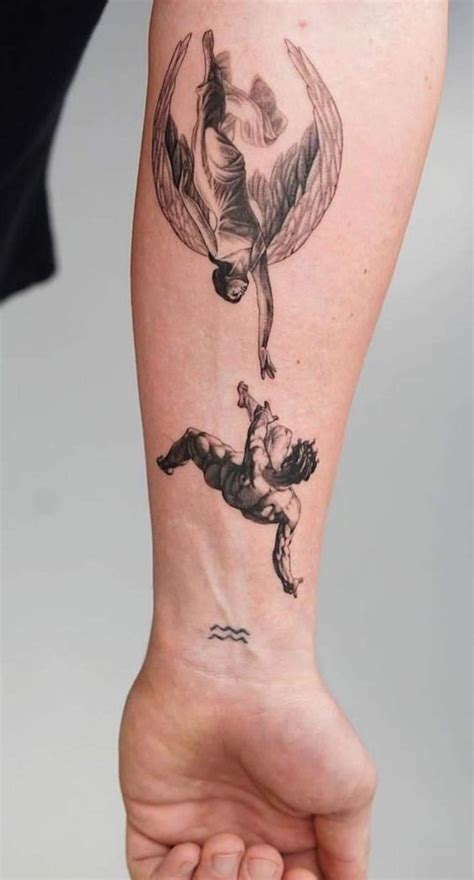 55 Best Falling Angel Tattoo Designs 55 Best Falling Angel Tattoo Designs