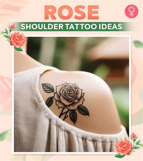 55 Rose Shoulder Tattoo Designs And Their Meanings 55 Rose Shoulder Tattoo Designs And Their Meanings