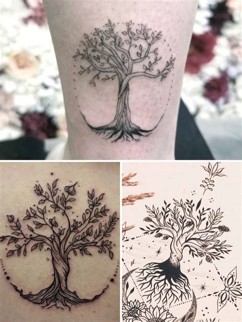 57 Feminine Tree Of Life Tattoos Unique Ideas For Women Tattoo Glee