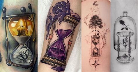 59 Unique Hourglass Tattoo Designs