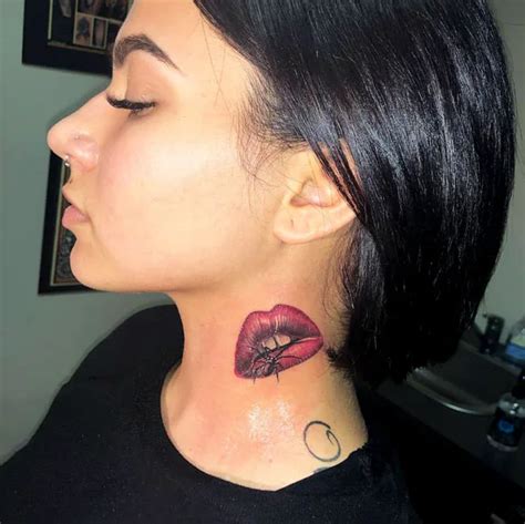 61 Desirable Neck Lip Tattoo Designs For Amping Up Your Appearance 61 Desirable Neck Lip Tattoo Designs For Amping Up Your Appearance