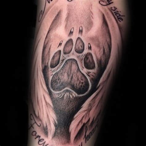 69 Dog Paw Tattoo Designs For Men 69 Dog Paw Tattoo Designs For Men