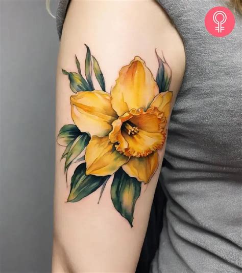 70 Daffodil Tattoos Meanings 70 Daffodil Tattoos Meanings