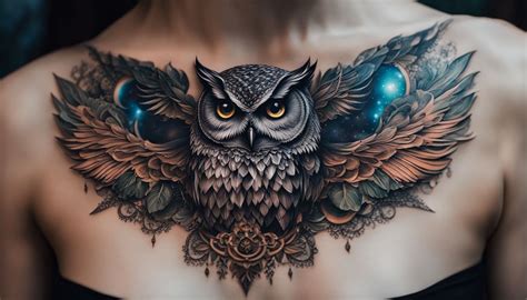 70 Owl Chest Tattoo Designs For Men 70 Owl Chest Tattoo Designs For Men