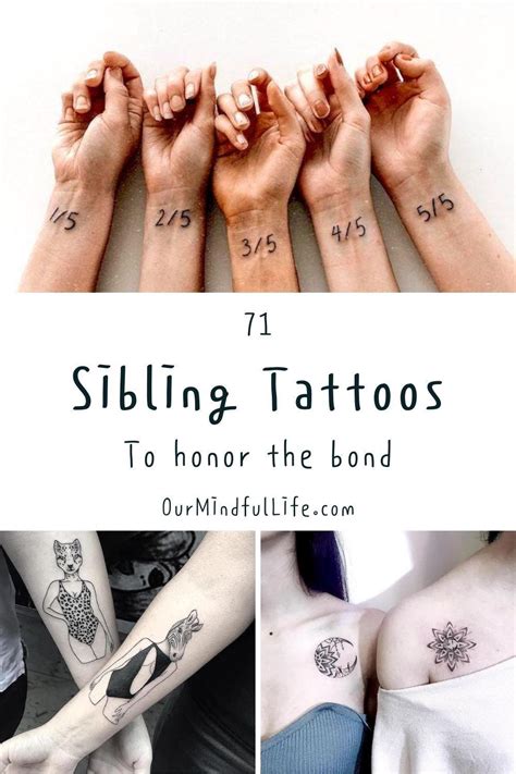 79 Sibling Tattoos To Get With Brothers And Sisters 79 Sibling Tattoos To Get With Brothers And Sisters
