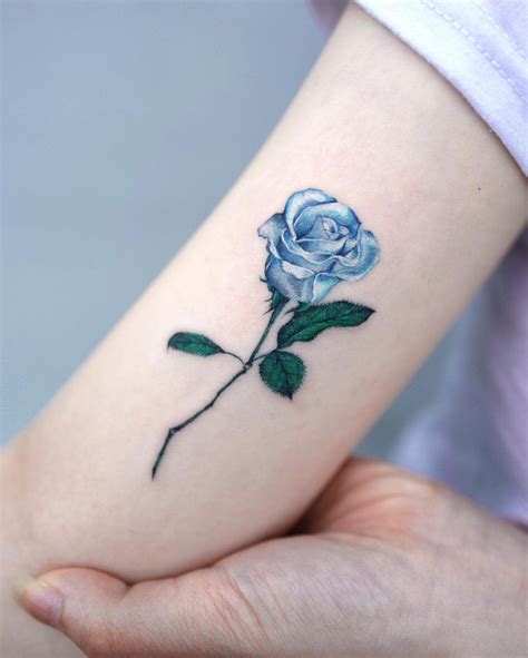 81 Beautiful Blue Rose Tattoo Ideas 81 Beautiful Blue Rose Tattoo Ideas