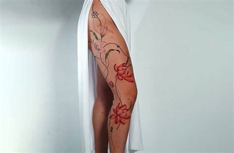 87 Pretty Leg Tattoo Ideas For Women With Meaningful Interpretations Tattoo Inspired Clothing