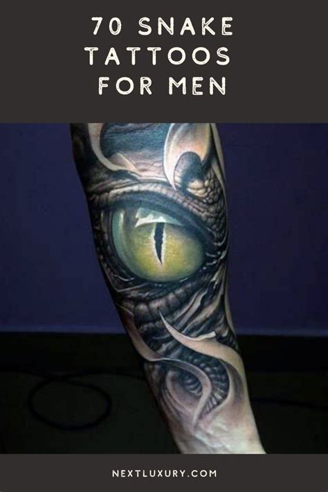 89 Slippery Snake Tattoos For Men