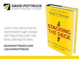 9 Tips For Stacking The Deck From Ceo David Pottruck Pdf 9 Tips For Stacking The Deck From Ceo David Pottruck Pdf
