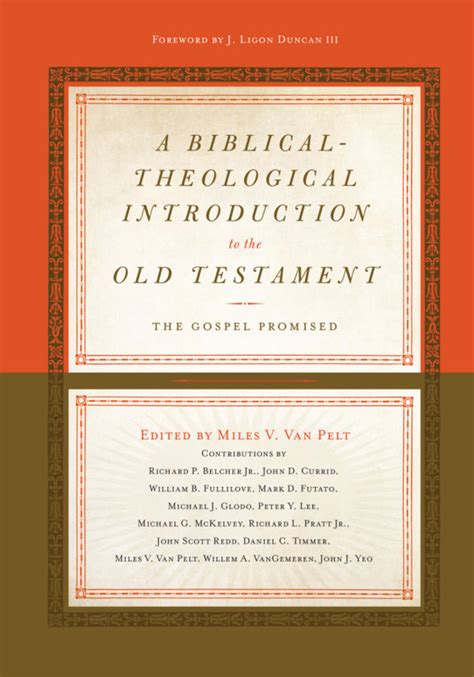 A Biblical Theological Introduction To The Old Testament The Gospel Promised