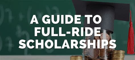A Guide To Full Ride Scholarships A List Of 124 Scholarships A Guide To Full Ride Scholarships A List Of 124 Scholarships