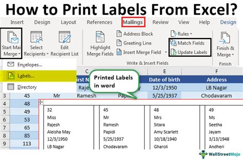 A5 How To Print Labels From Excel Spreadsheet For Beginners A5 How To Print Labels From Excel Spreadsheet For Beginners