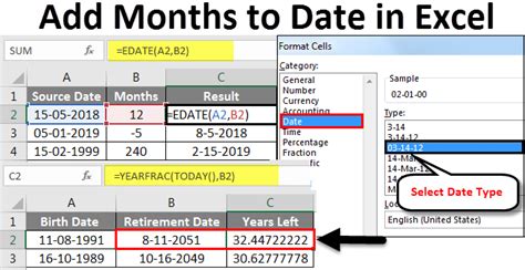 Add Months To Date In Excel Uses Of Adding Months To Dates In Excel