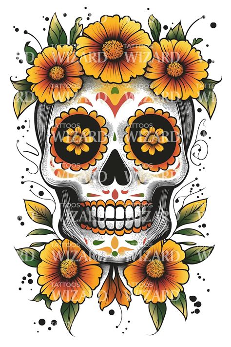 Added Rose Top Back Shoulder, Outside Sleeve 80% Healed - Deification Piece For Her Family. The Sugar Skull Was A Small Souvenir From Her Late Brother. - Floral And Skull Full Outer Added Rose Top Back Shoulder, Outside Sleeve 80% Healed - Deification Piece For Her Family. The Sugar Skull Was A Small Souvenir From Her Late Brother. - Floral And Skull Full Outer