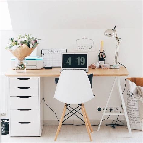 Adjustable Storage Desk Espresso Brown Room Essentials Modern Office Design Inspiration