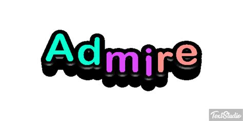 Admire Word Animated Gif Logo Designs Admire Word Animated Gif Logo Designs