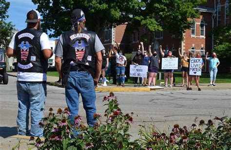 Akron Activists Accuse Officer Of Having Three Percenters Tattoo