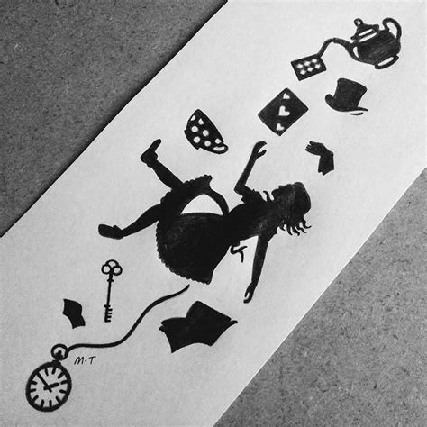 Alice In Wonderland Tattoo Design I Made R Tattoodesigns Alice In Wonderland Tattoo Design I Made R Tattoodesigns