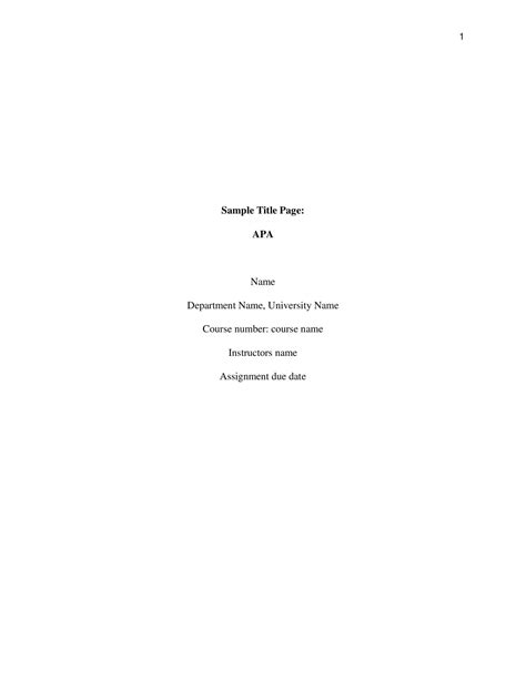 Ama Title Page Pdf