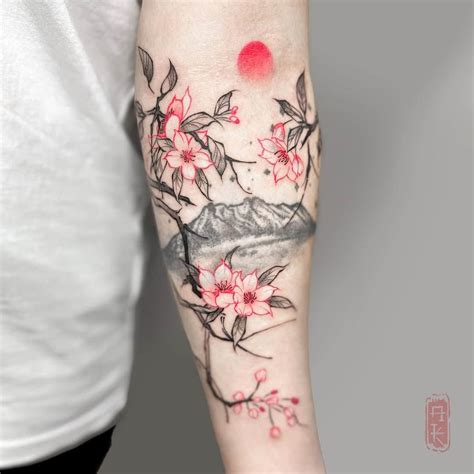 Amazing Japanese Cherry Blossom Tattoo Designs And Inspiring Ideas