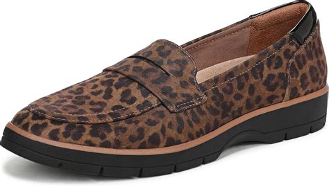 Amazon Com Dr Scholl Amp 39 S Shoes Women Amp 39 S Nice Day Slip On Loafer Loafer Leopard Microfiber 9 M