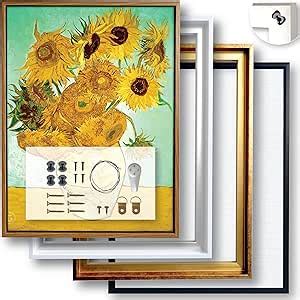 Amazon Com Long Quan 16X20 Floating Canvas Frame Diy Assembly Durable Ps Material Antique Amazon Com Long Quan 16X20 Floating Canvas Frame Diy Assembly Durable Ps Material Antique