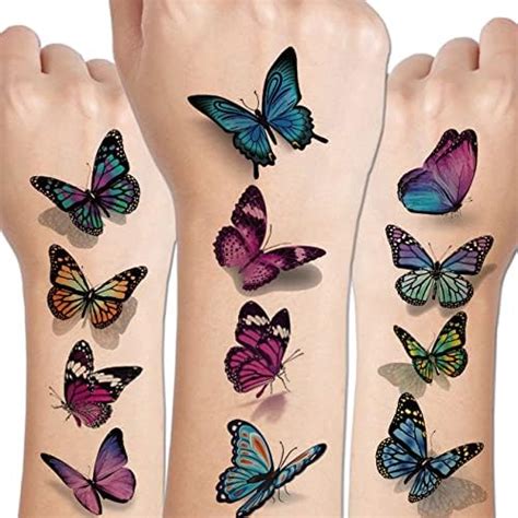 Amazon Com Ooopsi Butterfly Tattoos For Kids Womens 110 Pcs 3D Tattoos Colorful Body Art Temporary Tattoos Butterfly Party Favors Beauty Personal Care Amazon Com Ooopsi Butterfly Tattoos For Kids Womens 110 Pcs 3D Tattoos Colorful Body Art Temporary Tattoos Butterfly Party Favors Beauty Personal Care
