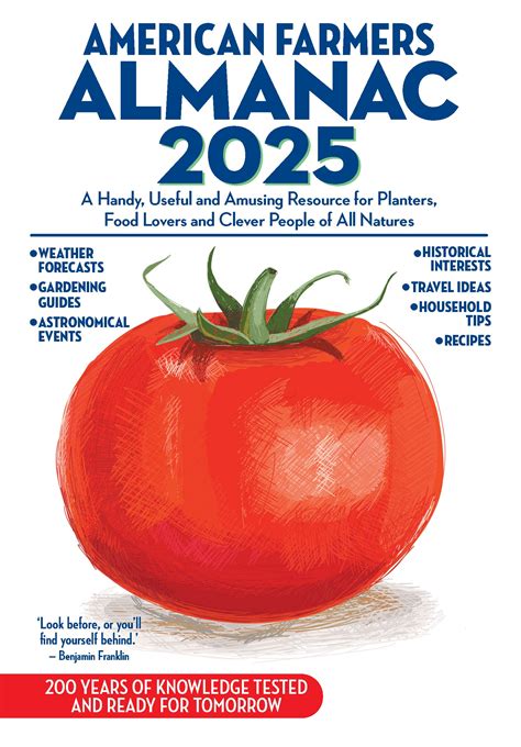 American Farmers Almanac 2025 Weather Forecasts Gardening Guides A Magazine Shop Us