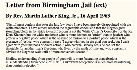 An Excerpt From Dr Martin Luther King Jr S Letter From Birmingham Jail August 1963 Spoken By Members Of The Bentley Community Was Shared This Morning At The 40Th Annual Breakfast Celebration Today