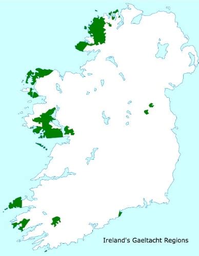 An Ghaeltacht Areas Of Ireland That Speak Irish As The First Language Gaeltacht