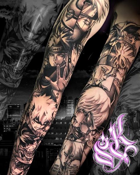 Anime Tattoo Sleeve Designs
