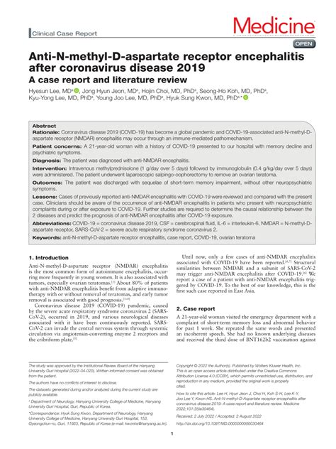 Anti N Methyl D Aspartate Receptor Encephalitis During Pregnancy Emra Anti N Methyl D Aspartate Receptor Encephalitis During Pregnancy Emra