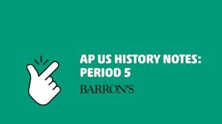 Ap U S History Notes Period 5 Barron S Ap U S History Notes Period 5 Barron S