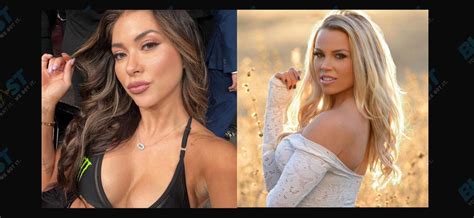 Arianny Celeste And Lauren Drain Strut In Street Hand In Hand
