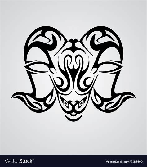 Aries Tribal Tattoo Vector Images Graphics For Commercial Use Vectorstock Aries Tribal Tattoo Vector Images Graphics For Commercial Use Vectorstock