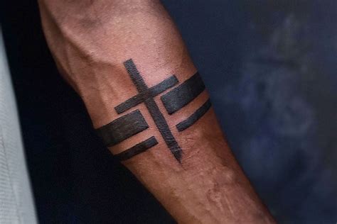 Artistic Cross Tattoo Ideas For Men To Showcase Your Faith