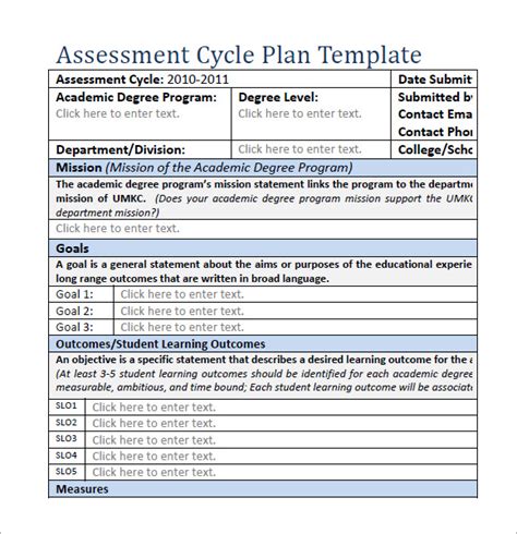 Assessment Plan An Overview Sciencedirect Topics