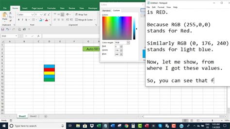 Auto Fill Text As Per The Cell Fill Color In Excel And Vice Versa Youtube Auto Fill Text As Per The Cell Fill Color In Excel And Vice Versa Youtube