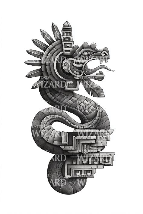 Aztec Feathered Serpent Tattoo Design Tattoos Wizard Designs Aztec Feathered Serpent Tattoo Design Tattoos Wizard Designs