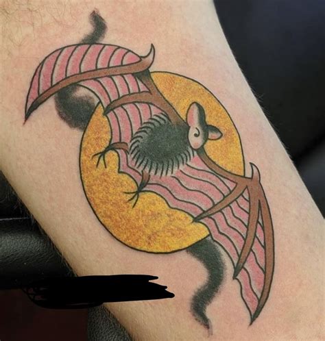 Bat Tat 5 Years Settled In R Traditionaltattoos Bat Tat 5 Years Settled In R Traditionaltattoos