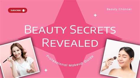 Beauty Secrets Revealed Youtube Thumbnail 39924257 Template
