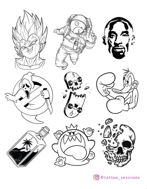Because If You Can Draw Anything Use Your Imagination Here S A Tattoo Flash Sheet Style Page Of Horrific Creatures Zombieart Demons Mutants Monsters Zombieportraits Robsacchetto Sacchettozombieartist Tattoo Tattoos Tattooart Flash