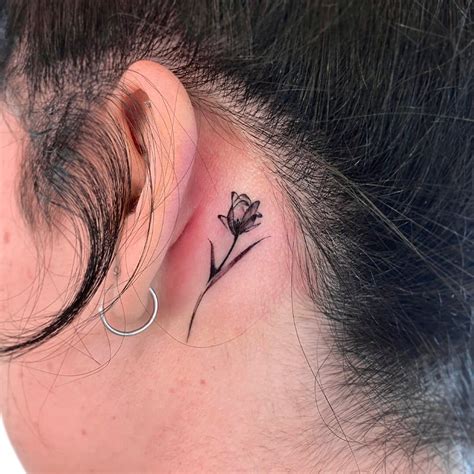 Behind The Ear Tattoos For Women Top 55 Designs Ideas Ladylife Behind The Ear Tattoos For Women Top 55 Designs Ideas Ladylife
