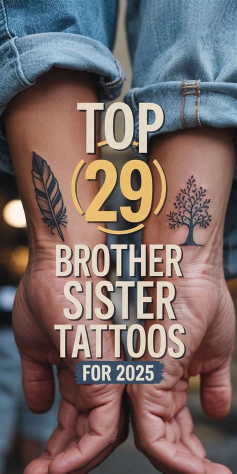 Best 12 65 Meaningful Sibling Tattoos For Brothers And Sisters Artofit